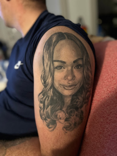 Explore tattoo ideas for men inner bicep, creative tattoo ideas in Seattle, available at Art Never Dies Tattoo and Gallery