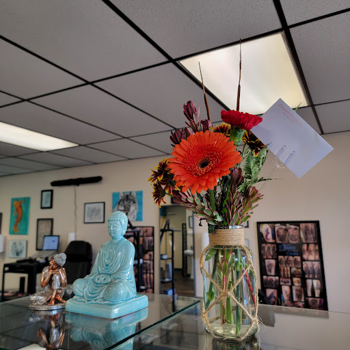 Explore pink tattoo ideas, creative tattoo ideas in Traverse City, available at Pinups & Needles