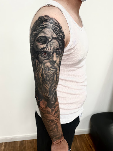 Explore small religious tattoo ideas, creative tattoo ideas in Katy, available at Family Tattoo Studio