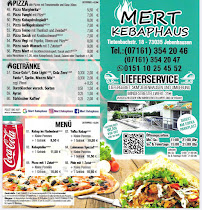 Menu / carte de Mert Kebaphaus à Göppingen