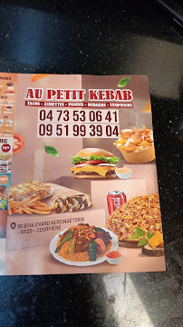 Restauration rapide Petit kebab à Courpière - menu / carte