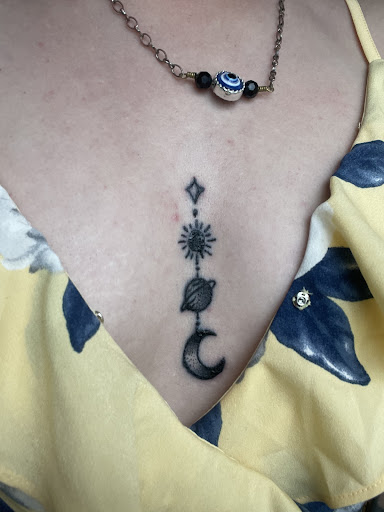 Explore side boob tattoo ideas, creative tattoo ideas in Raleigh, available at Kristina Hailey