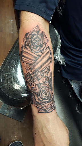 Explore religious cross tattoo ideas, creative tattoo ideas in Pineville, available at Epic Ink Studio