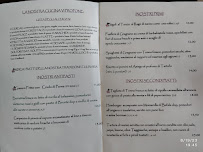 Menu du TiroVino Osteria à Limena