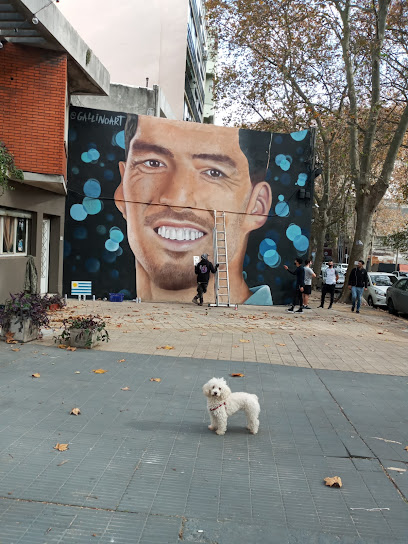 Mural Homenaje a Luis Suarez