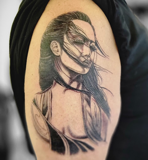 Explore female tattoos ideas, creative tattoo ideas in East Northport, available at Tormented Souls