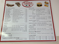 Menu du Piadina Antonella à Goro