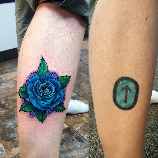 Explore stick poke tattoo ideas, creative tattoo ideas in Billings, available at Sovereign Tattoo