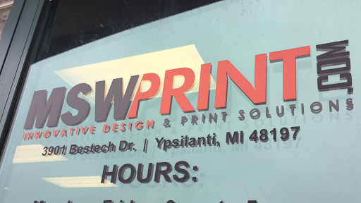 MSW Print & Imaging, 3901 Bestech Drive #800, Ypsilanti, MI 48197, USA, 