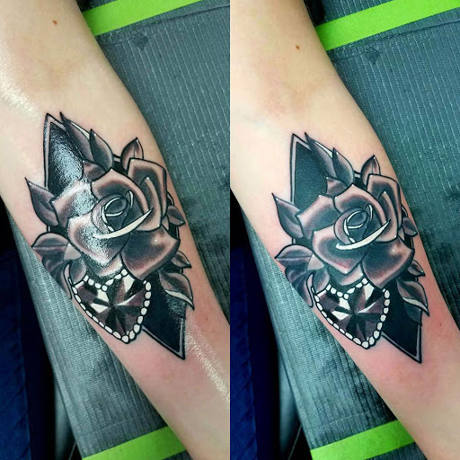 Explore painting tattoo ideas, creative tattoo ideas in Bridgeview, available at MarcD Up Tattoo & Piercing Studio