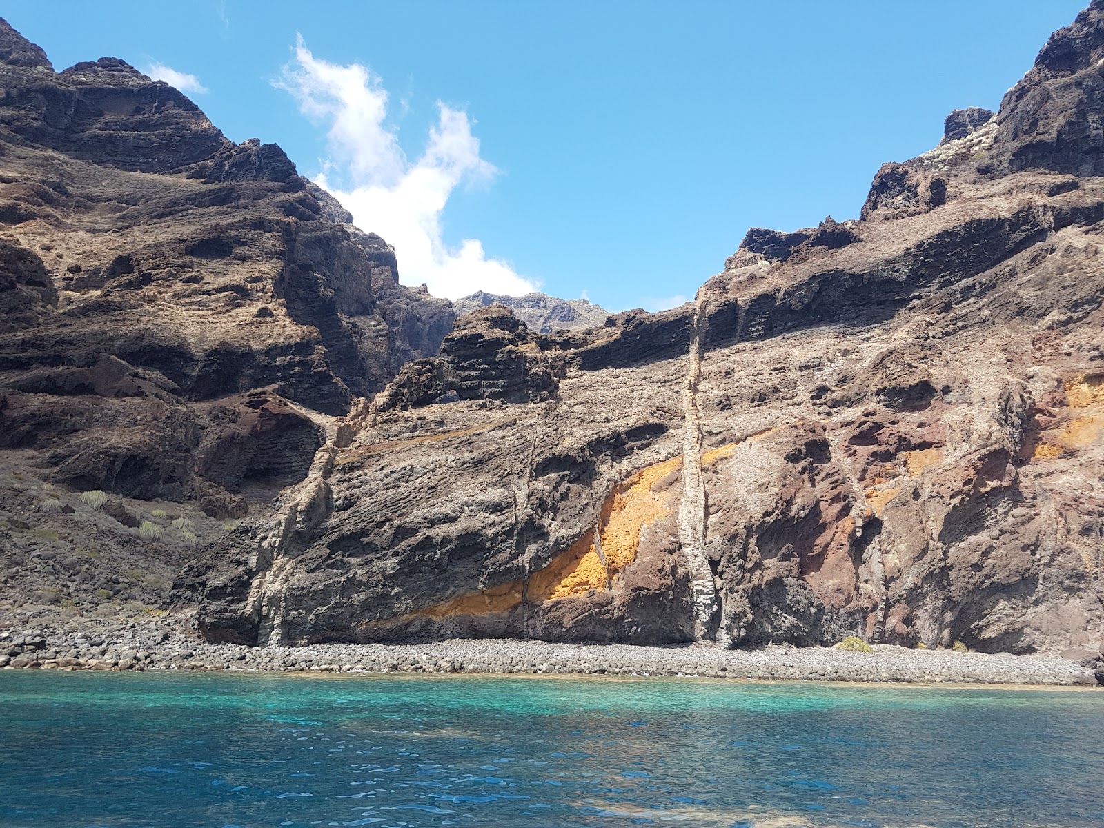 Foto von Playa de Barranco Seco mit geräumige bucht