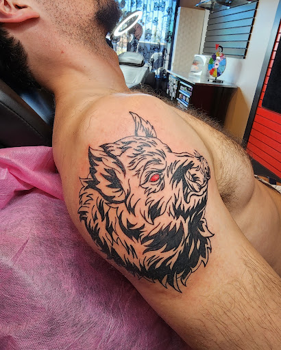 Explore dad and son tattoo ideas, creative tattoo ideas in Minocqua, available at Walking Arts Tattoos