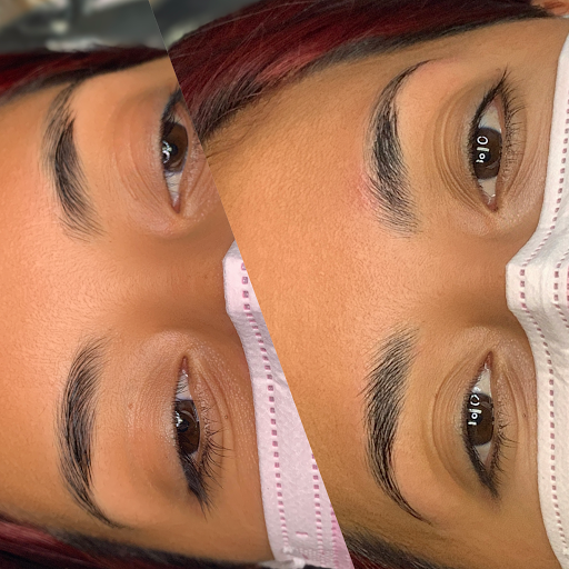 Explore thigh flower tattoo ideas, creative tattoo ideas in Rohnert Park, available at Synergy Ink Paramedical & Cosmetic Tattoo (formerly iBrow Lounge)