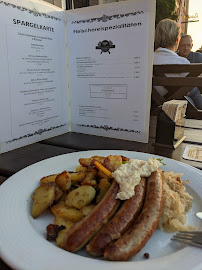 Restaurant allemand Radeberger Spezialausschank à Dresden (le menu)
