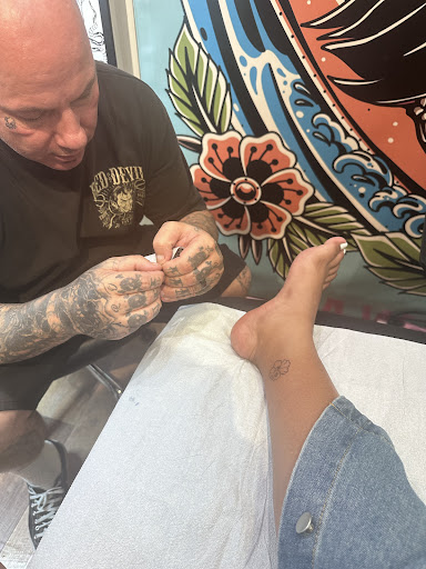 Explore ankle foot tattoo ideas, creative tattoo ideas in Honolulu, available at Aloha Tattoo Waikiki Hilton Hawaiian Village Rainbow Bazaar