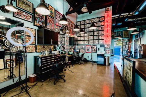Explore tattoo ideas with family names, creative tattoo ideas in Costa Mesa, available at Gold Rush Tattoo