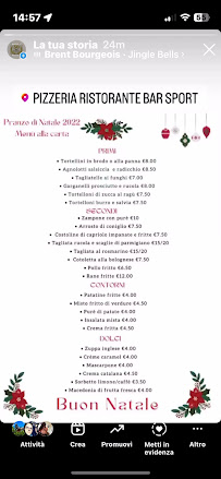 Pizzeria Bar Sport à Montese carte