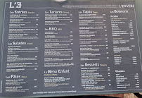 Restaurant méditerranéen L'Envers Restaurant à Saint-Laurent-du-Var (le menu)