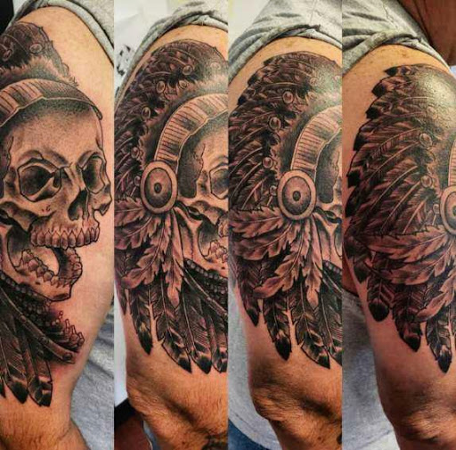 Explore male ankle tattoo ideas, creative tattoo ideas in Spokane, available at Feel Good Ink