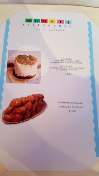 Ristorante Agosti di Petrozzi Mauro e Annalisa à Lignano Sabbiadoro menu