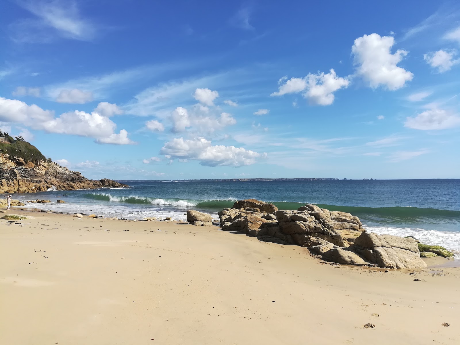 Foto von Plage de Tregana mit reines blaues Oberfläche