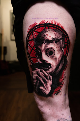 Explore men tattoo sleeve ideas, creative tattoo ideas in Seaside, available at Sacred 8 Studios