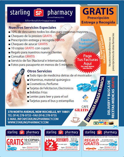 Pharmacy «Starling Pharmacy», reviews and photos, 378 North Ave, New Rochelle, NY 10801, USA
