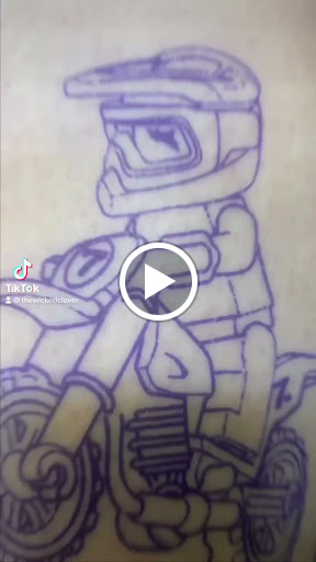 Explore under knee tattoo ideas, creative tattoo ideas in Dublin, available at The Wicked Clover