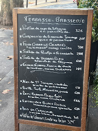 Restaurant de fruits de mer Le Dôme Montparnasse à Paris (le menu)