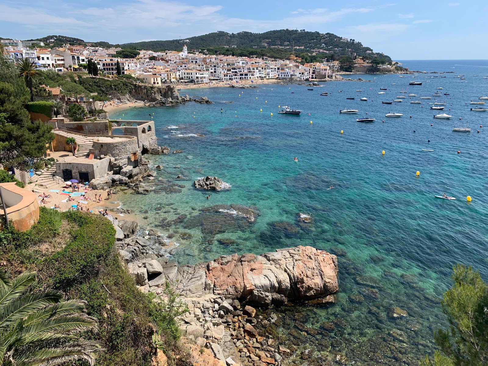 Foto di Cala de Sant Roc con una superficie del sabbia beige