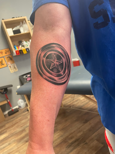 Explore finger hand tattoo ideas, creative tattoo ideas in Seymour, available at 3 Sevens Tattoo