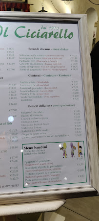 Carte du Il Ciciarello à Noli