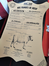 Restaurant à viande Restaurant La Boucherie à Narbonne (le menu)