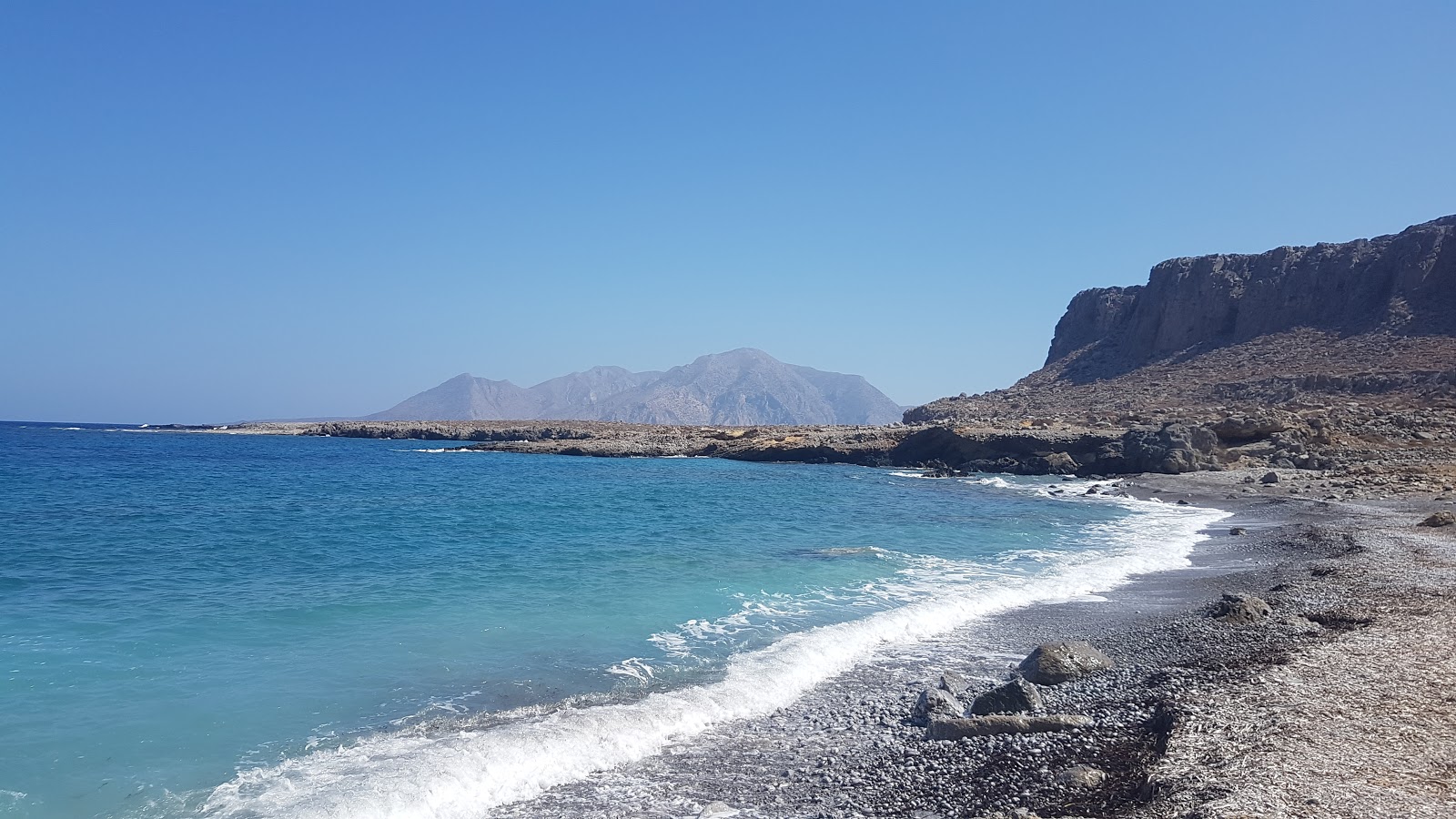 Fotografija Avlona beach z turkizna čista voda površino