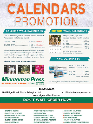 Commercial Printer «Minuteman Press», reviews and photos, 75 Ridge Rd # A, North Arlington, NJ 07031, USA