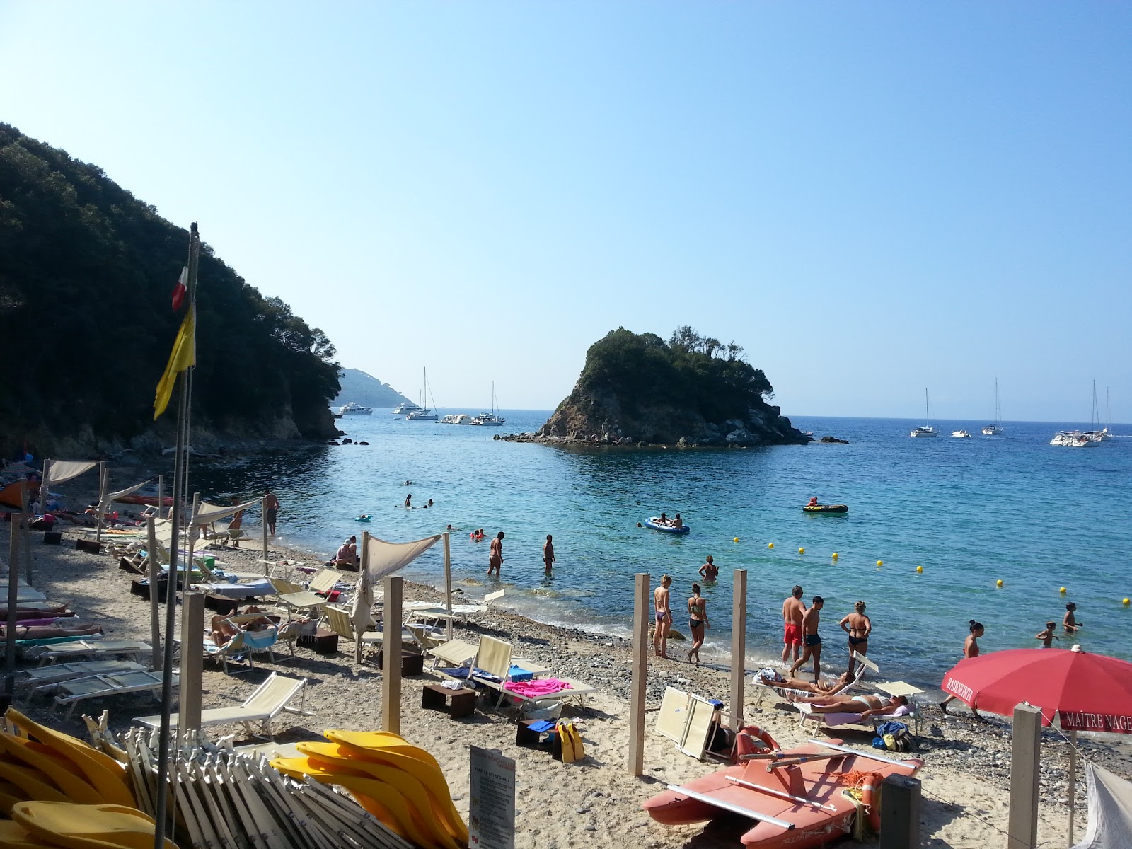 Fotografie cu Spiaggia della Paolina zonele de facilități
