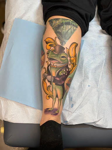 Explore hunting and fishing tattoo ideas, creative tattoo ideas in Tallmadge, available at Killjoy tattoo