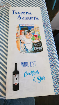 Taverna Azzurra à Sorrento menu