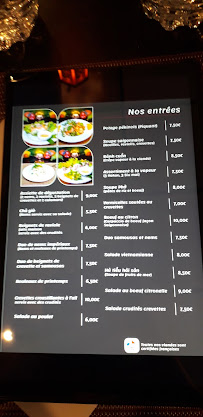 Restaurant Ben Thanh à Eysines menu