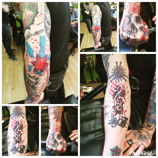 Explore green day tattoo ideas, creative tattoo ideas in Chicago, available at Mind Crusher Tattoo