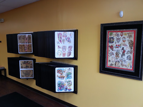 Tattoo Shop «45th st. Tattoo», reviews and photos, 1817 W Glen Park Ave, Griffith, IN 46319, USA