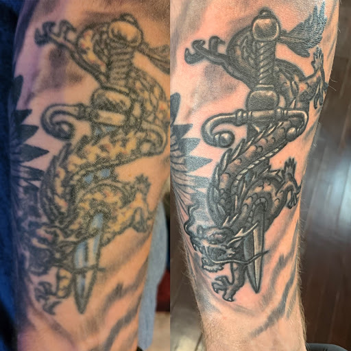 Explore gta tattoo ideas, creative tattoo ideas in Kansas City, available at Golden Stag Tattoo and Gallery