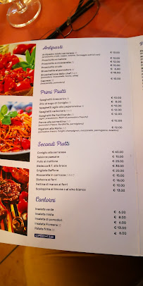 Menu du Serrara Fontana - Ristorante Bar La Floreana à Serrara Fontana