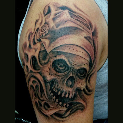 Explore female calf tattoo ideas, creative tattoo ideas in Scranton, available at Tried N True Tattoo
