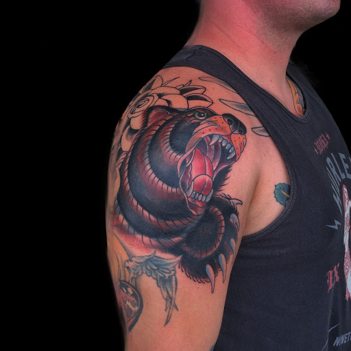 Explore life and death tattoo ideas, creative tattoo ideas in Hesperia, available at Dinamik Tattoo