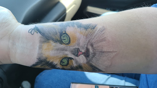 Explore kneecap tattoo ideas, creative tattoo ideas in Harriman, available at Tattoos By Bryan