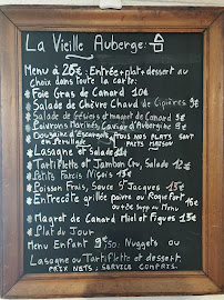 La Vieille Auberge à Gréolières menu