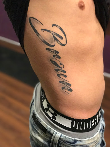 Explore men chest tattoo ideas, creative tattoo ideas in Roscoe, available at Elevated Ink Tattoo