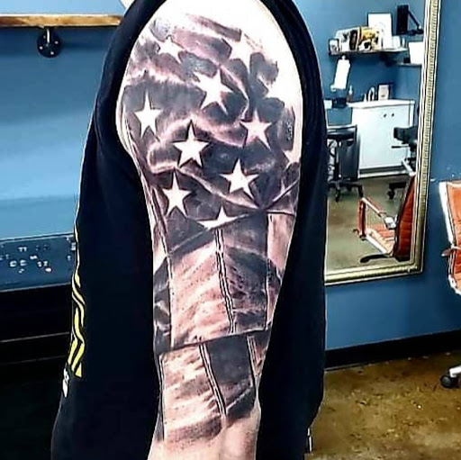 Explore to the moon and back tattoo ideas, creative tattoo ideas in Indianapolis, available at Revved Up Tattoos