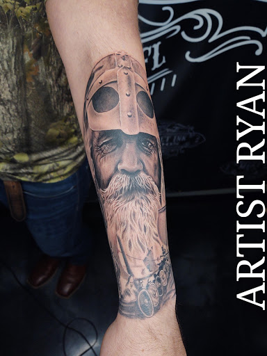 Explore inside ear tattoos ideas, creative tattoo ideas in Zephyrhills, available at MAIN STREET INK TATTOOS